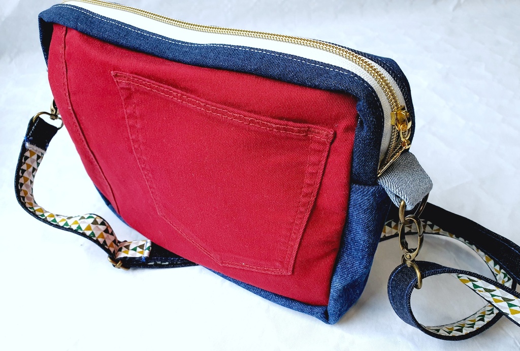 Sac Patchwork Rouge