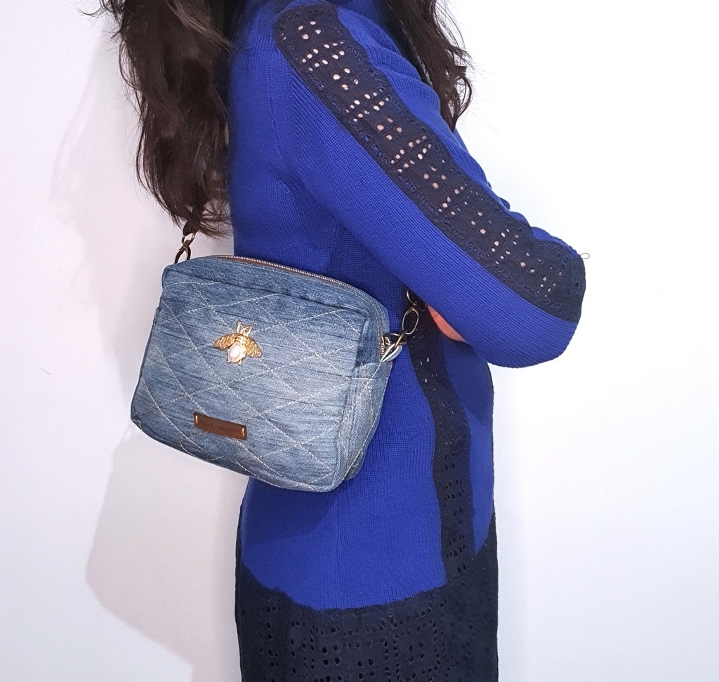 Pochette Abeille Denim