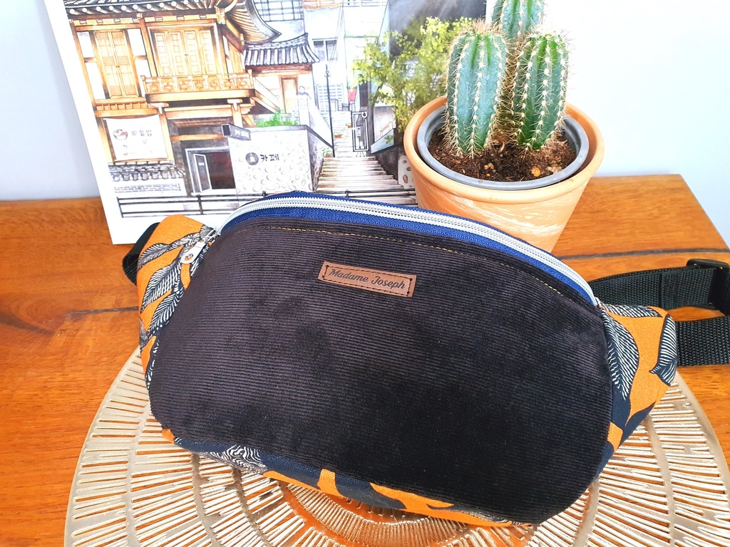 Sac Banane Mixte Velour (XL) 