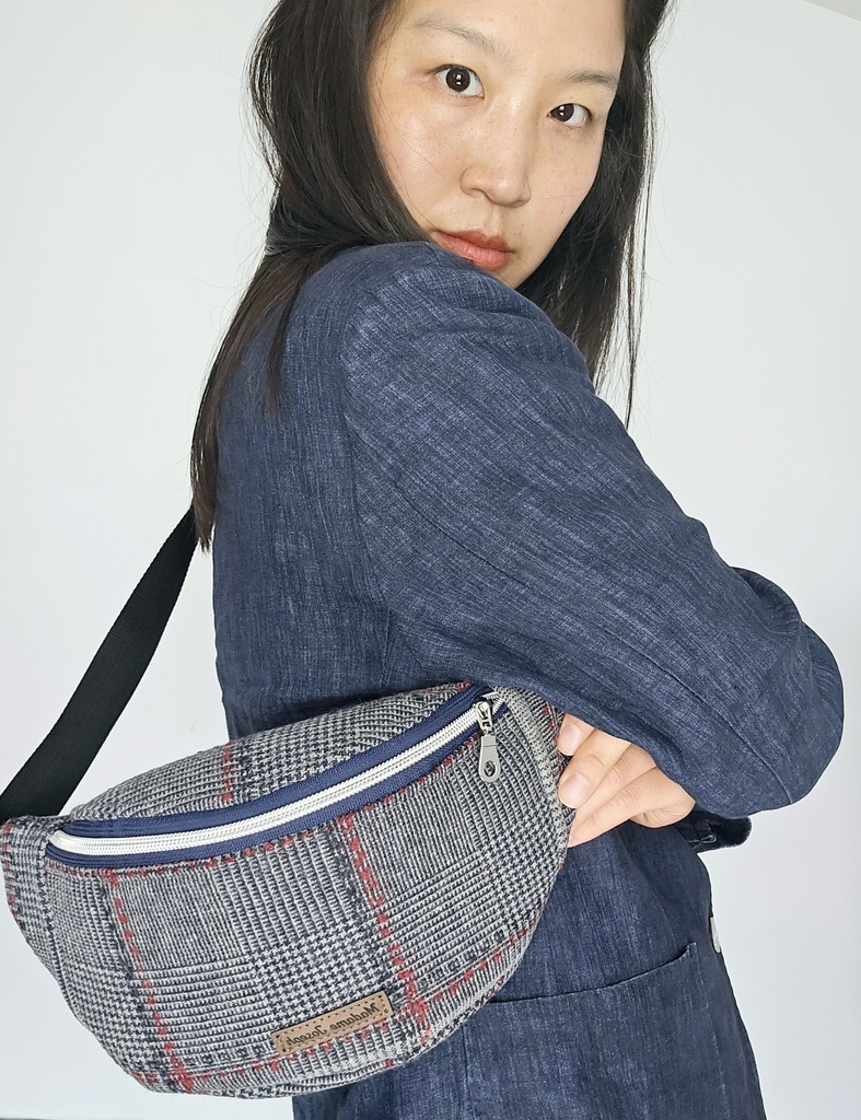 sac banane gris - model cut