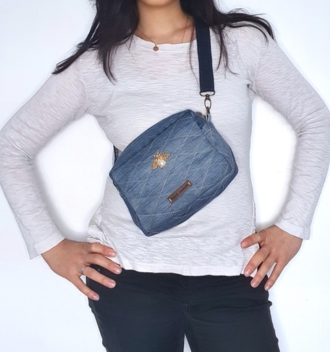 Pochette Abeille Denim