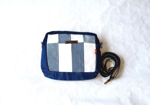 Patchwork Bag Blue