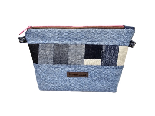 Trousse beauté en jean